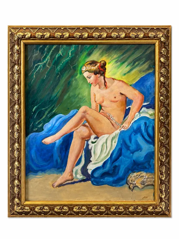 Seated Model in a Gilt Frame — full view