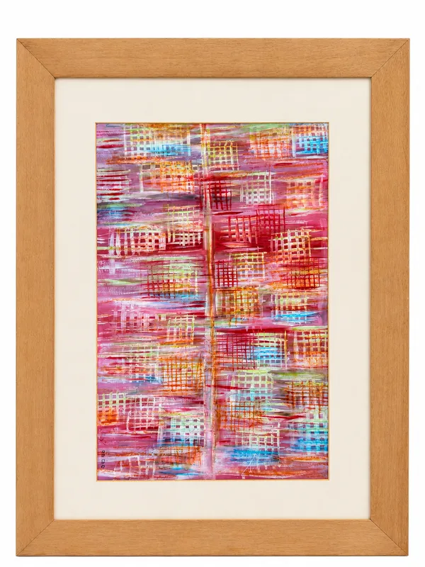 Abstraction with Lattice Motif — full view